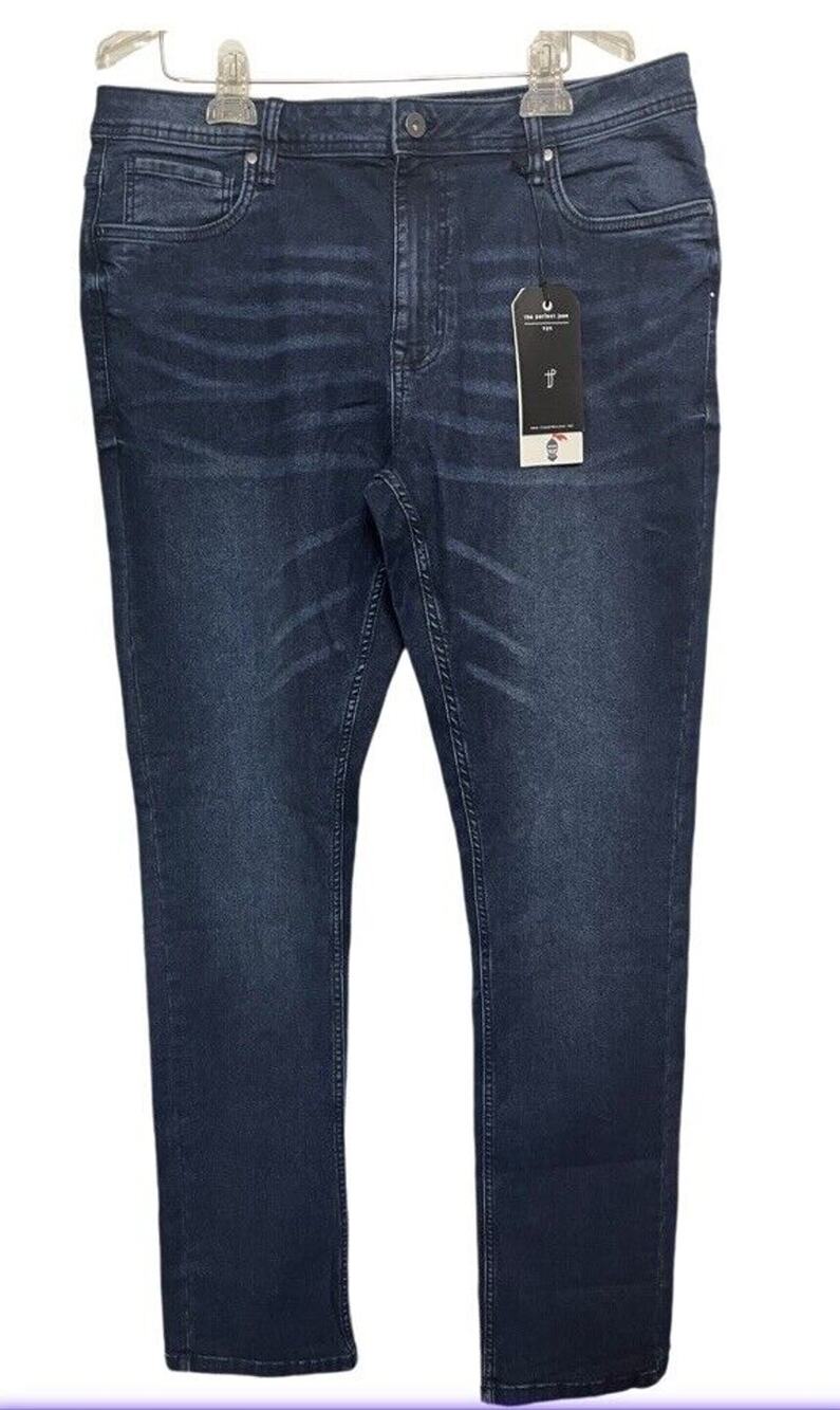 NWT The Perfect Jean Men’s Blue NWT 38 X 36 Slim Fit